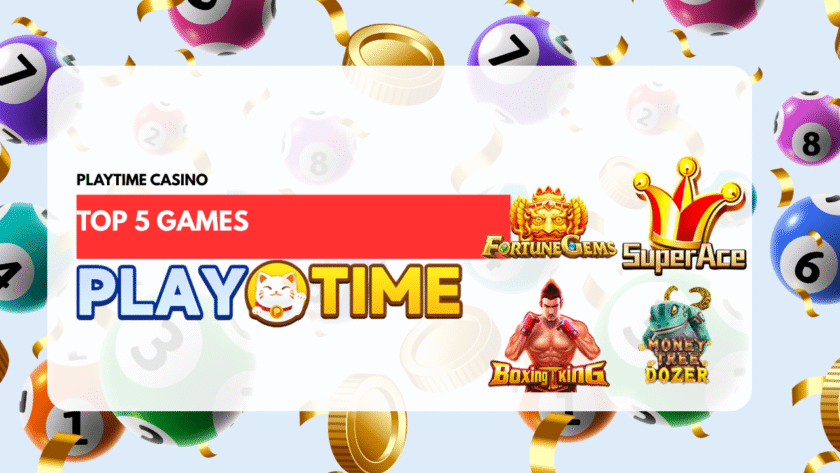Playtime Top 5 games Image banner