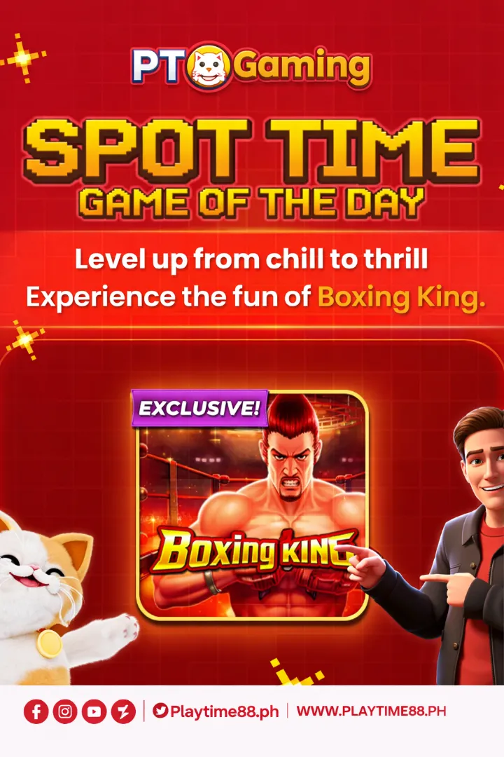 Playtime Gaming Boxing King Spot Game of the day Image Banner