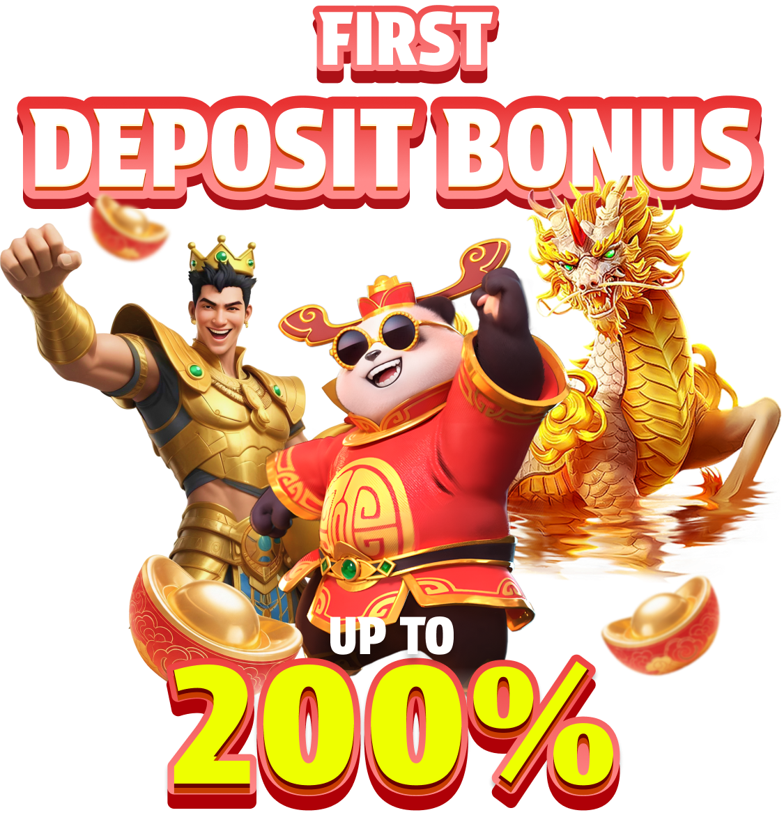 200 Percent First Deposit Bonus