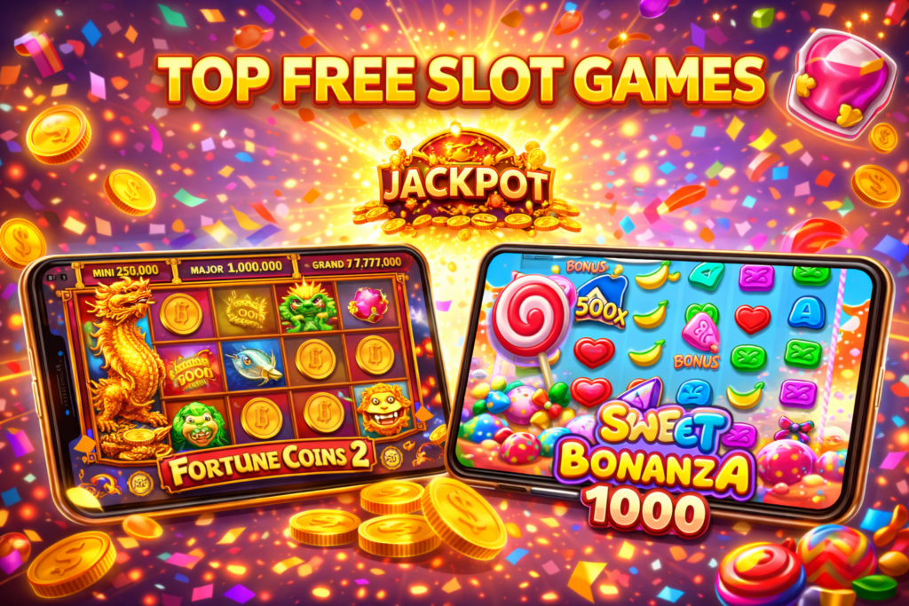 playtime popular free slot games image banner jackpot prize